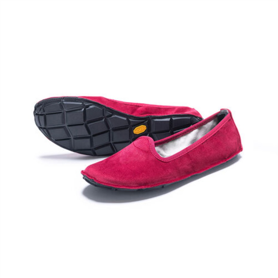 Vibram Kırmızı çeyrek Kadife